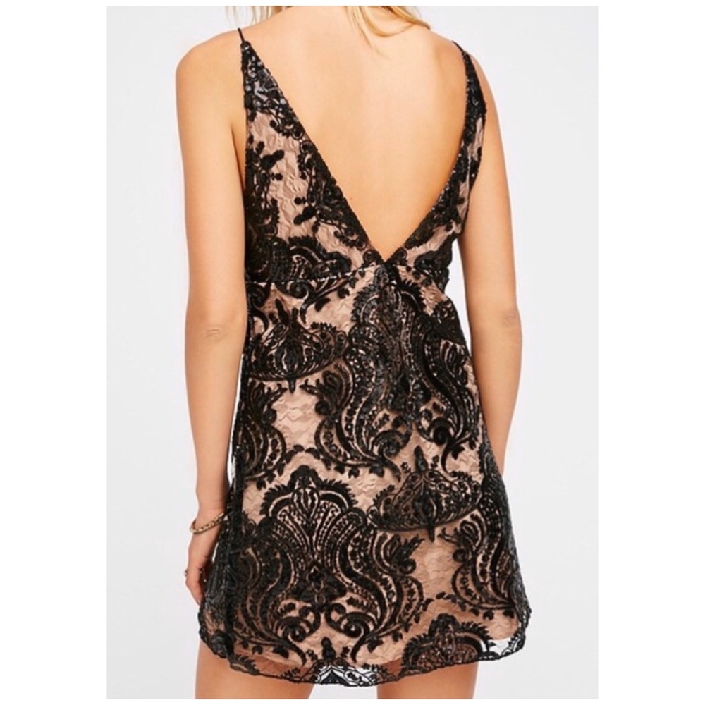 Free People Stunning Night Shimmer Mini Dress - Picture 6 of 13